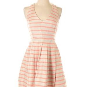Banana Republic Pink Striped Dress